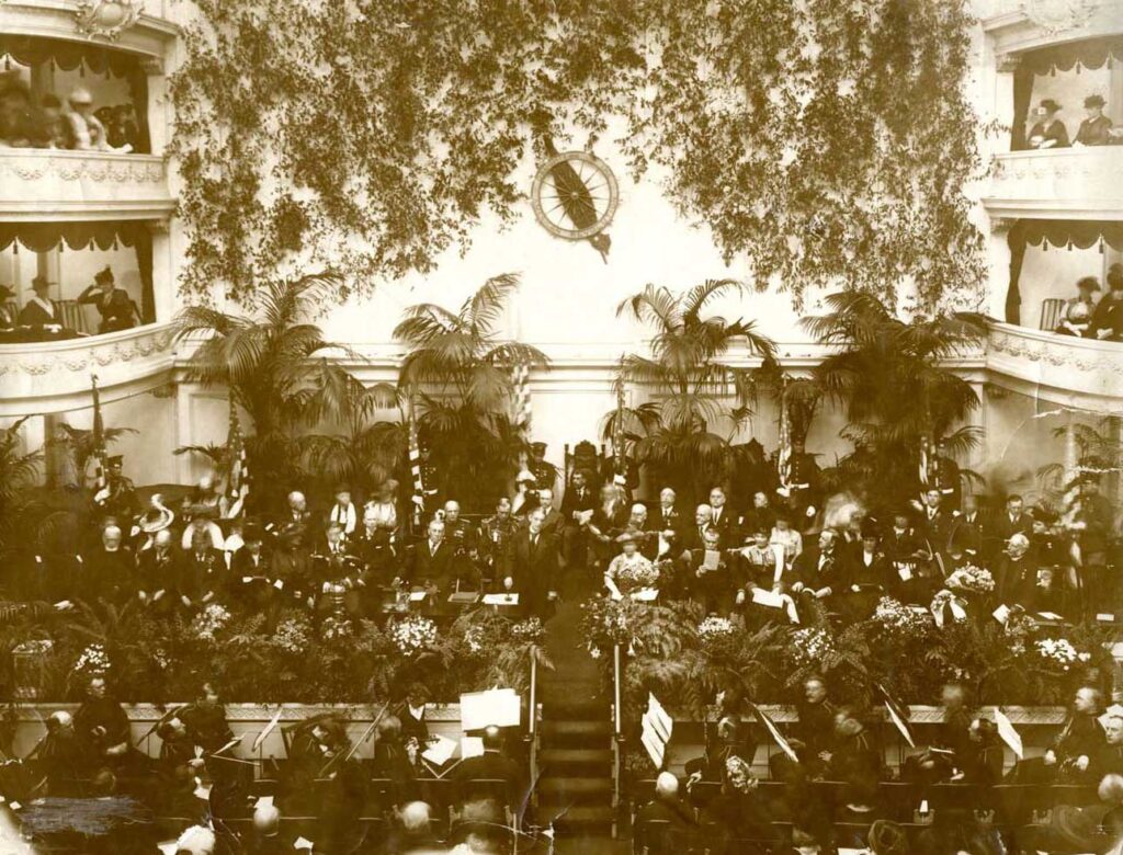 Continental Congress with President Wilson